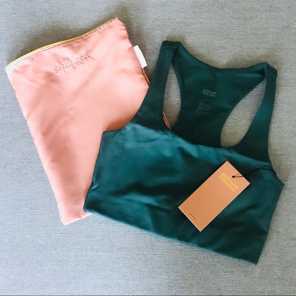 Girlfriend Collective Paloma Moss Bra Size S